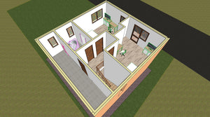 Revêtement extérieur en fibrociment pour une maison sur structure métallique thumbnail