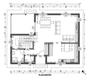 Montage rez-de-chaussée structure métallique légère projet maison rez-de-chaussée et 1er étage thumbnail