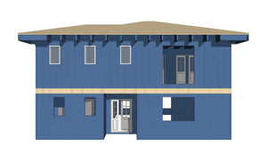 Montage rez-de-chaussée structure métallique légère projet maison rez-de-chaussée et 1er étage thumbnail