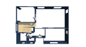 Revêtement extérieur en fibrociment pour les murs et en OSB pour le toit d'une maison à étages thumbnail