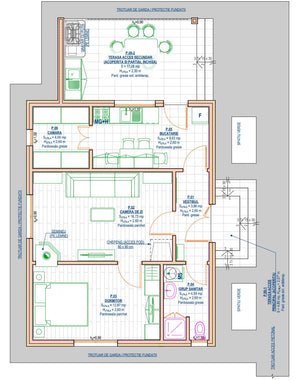 Revêtement extérieur en fibrociment pour une maison métallique de plain-pied avec terrasse couverte thumbnail