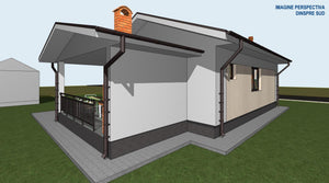 Traçage et excavation de la fondation pour la construction d'une maison de plain-pied de 84 mètres carrés dans le département d'Ialomita thumbnail