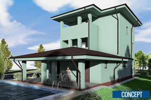 Construction de la fondation pour un projet de maison sur structure métallique de 294 mètres carrés thumbnail
