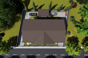 Coffrage de la fondation pour la maison duplex en métal et excavation pour la clôture périphérique thumbnail