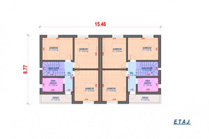 Démolition et coulée de la semelle de fondation pour le projet de maison en métal à Pantelimon thumbnail