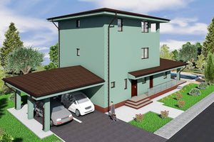 Ponçage des murs, des plafonds et application d'une couche d'apprêt avec du mastic pour le projet de maison. thumbnail