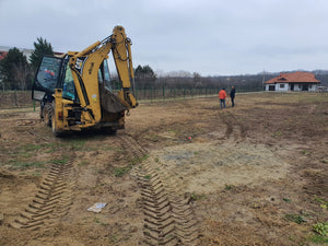 Projet de maison à Snagov de 162 mètres carrés, traçage et excavation des fondations thumbnail