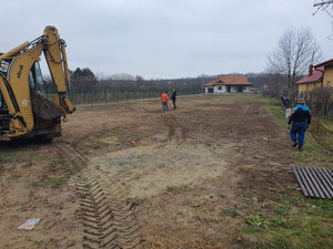 Projet de maison à Snagov de 162 mètres carrés, traçage et excavation des fondations thumbnail