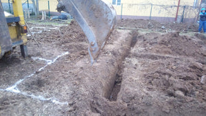 Projet de maison à Snagov de 162 mètres carrés, traçage et excavation des fondations thumbnail