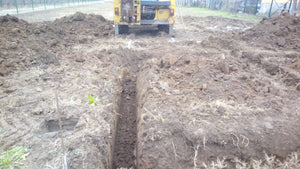 Projet de maison à Snagov de 162 mètres carrés, traçage et excavation des fondations thumbnail