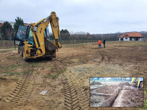 Projet de maison à Snagov de 162 mètres carrés, traçage et excavation des fondations thumbnail