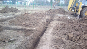 Projet de maison à Snagov de 162 mètres carrés, traçage et excavation des fondations thumbnail