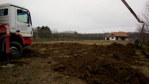 Projet de maison à Snagov de 162 mètres carrés, traçage et excavation des fondations thumbnail