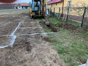 Projet de maison à Snagov de 162 mètres carrés, traçage et excavation des fondations thumbnail