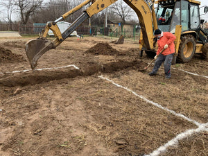 Projet de maison à Snagov de 162 mètres carrés, traçage et excavation des fondations thumbnail