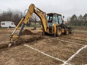 Projet de maison à Snagov de 162 mètres carrés, traçage et excavation des fondations thumbnail