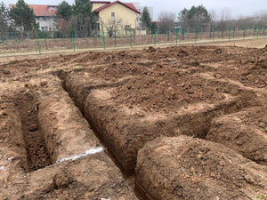 Projet de maison à Snagov de 162 mètres carrés, traçage et excavation des fondations thumbnail