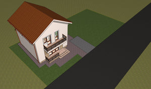Projet de maison de plain-pied et à l'étage de 137 mètres carrés dans le département de Brăila thumbnail
