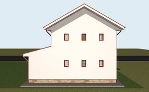 Projet de maison de plain-pied et à l'étage de 137 mètres carrés dans le département de Brăila thumbnail