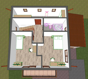 Projet de maison de plain-pied et à l'étage de 137 mètres carrés dans le département de Brăila thumbnail