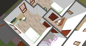 Projet de maison de plain-pied et à l'étage de 137 mètres carrés dans le département de Brăila thumbnail