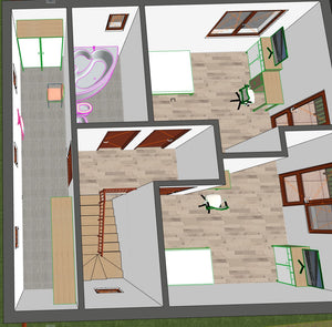 Projet de maison de plain-pied et à l'étage de 137 mètres carrés dans le département de Brăila thumbnail