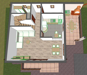 Projet de maison de plain-pied et à l'étage de 137 mètres carrés dans le département de Brăila thumbnail