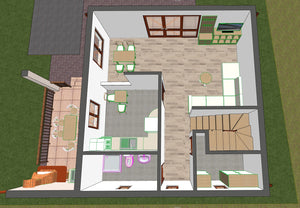Projet de maison de plain-pied et à l'étage de 137 mètres carrés dans le département de Brăila thumbnail