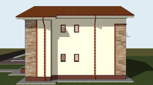Projet de maison de plain-pied et à l'étage de 171 mètres carrés à Snagov, dans le département d'Ilfov thumbnail