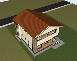 Projet de maison de plain-pied et à l'étage de 171 mètres carrés à Snagov, dans le département d'Ilfov thumbnail