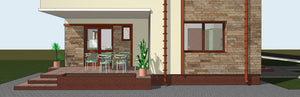 Projet de maison de plain-pied et à l'étage de 171 mètres carrés à Snagov, dans le département d'Ilfov thumbnail