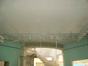 Projet de construction de plafonds et de corniches en plâtre cartonné thumbnail