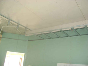 Projet de construction de plafonds et de corniches en plâtre cartonné thumbnail