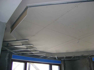 Projet de construction de plafonds et de corniches en plâtre cartonné thumbnail