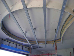 Projet de construction de plafonds et de corniches en plâtre cartonné thumbnail