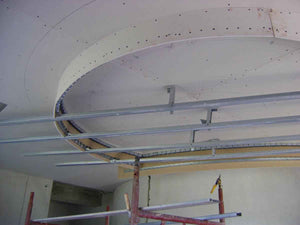 Projet de construction de plafonds et de corniches en plâtre cartonné thumbnail