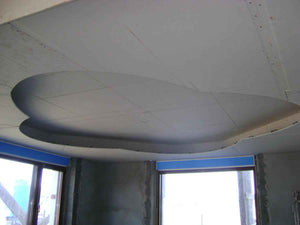 Projet de construction de plafonds et de corniches en plâtre cartonné thumbnail