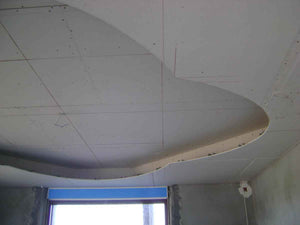 Projet de construction de plafonds et de corniches en plâtre cartonné thumbnail