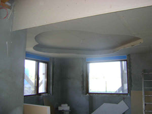 Projet de construction de plafonds et de corniches en plâtre cartonné thumbnail