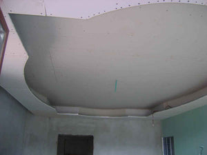 Projet de construction de plafonds et de corniches en plâtre cartonné thumbnail