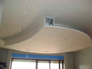 Projet de construction de plafonds et de corniches en plâtre cartonné thumbnail
