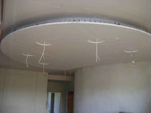 Projet de construction de plafonds et de corniches en plâtre cartonné thumbnail