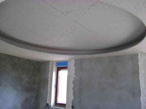 Projet de construction de plafonds et de corniches en plâtre cartonné thumbnail