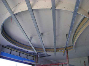 Projet de construction de plafonds et de corniches en plâtre cartonné thumbnail