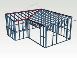 Conception et montage de la structure métallique pour une annexe domestique thumbnail