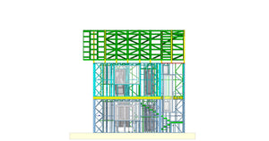 Montage structure métallique pour une maison à étages à Bucarest thumbnail