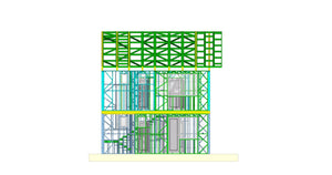 Montage structure métallique pour une maison à étages à Bucarest thumbnail