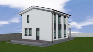 Conception d'une maison à deux étages de 161 mètres carrés à Constanța thumbnail