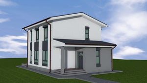 Conception d'une maison à deux étages de 161 mètres carrés à Constanța thumbnail