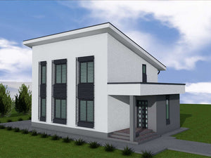Conception d'une maison à deux étages de 161 mètres carrés à Constanța thumbnail